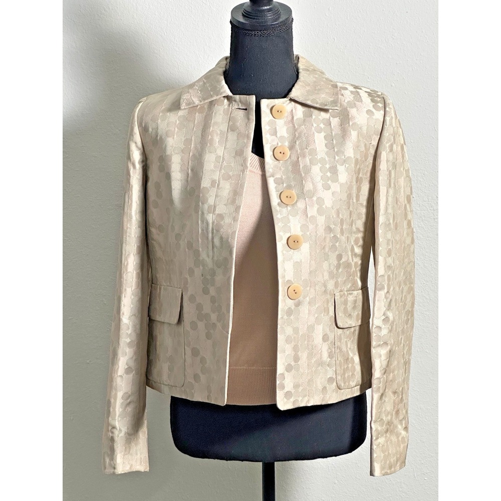 Linda Allard Ellen Tracy Jacket & Shell Sweater Size Petite (4) Neiman Marcus